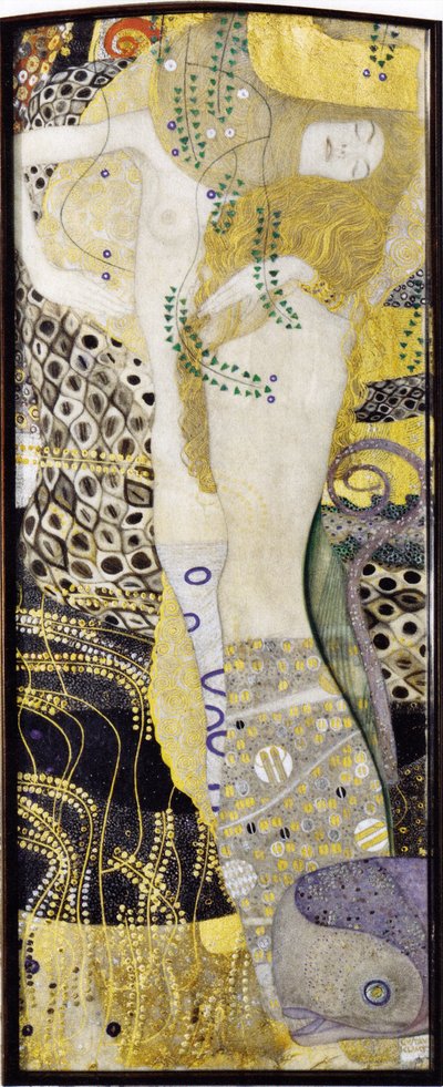 Wasserschlangen I (Freundinnen) von Gustav Klimt